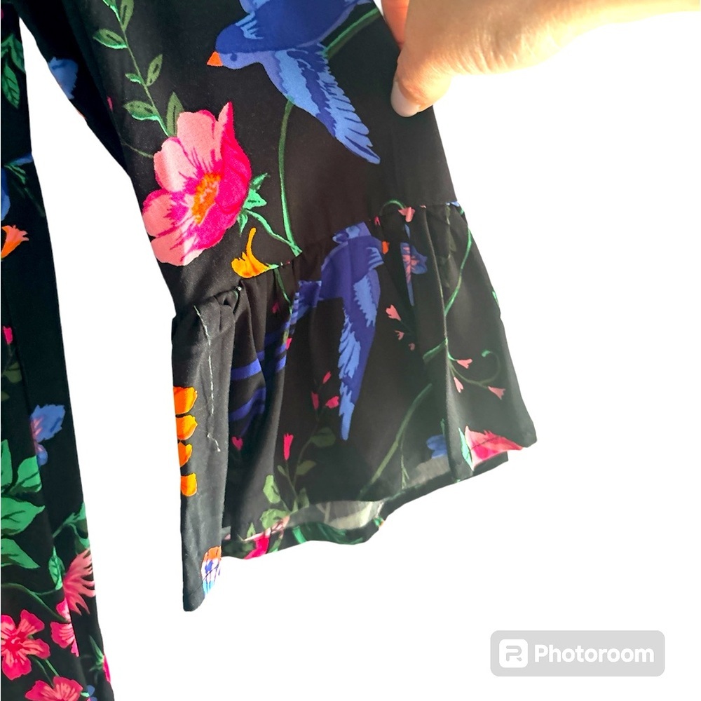 Old Navy floral midi dress, size Medium - Picture 4 of 4